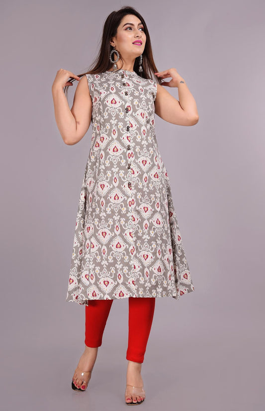 Fantastic Printed Cotton Blend Kurti