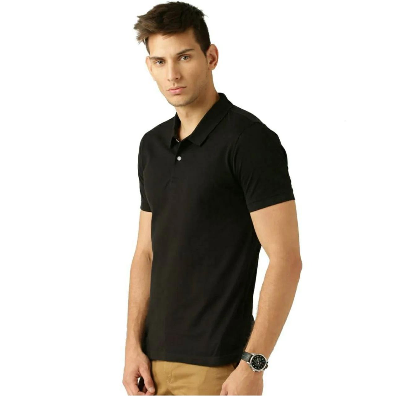 Joggers Park Pack of 4 Polo Matte T-Shirts For Mens